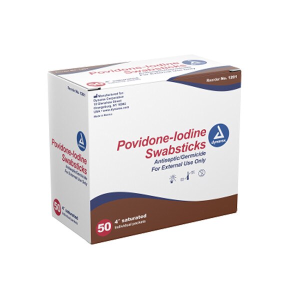 Povidone-Iodine Swabsticks